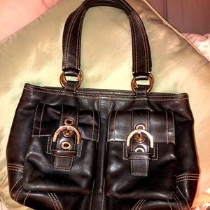 Vintage coach leather satchel